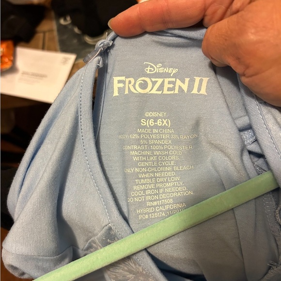 Disney Frozen II Girls👧🏻Short Sleeve Romper Sz S (6-6X)NWT🏷️ - Picture 5 of 11